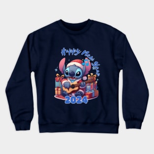 Happy New Year Stitch Crewneck Sweatshirt